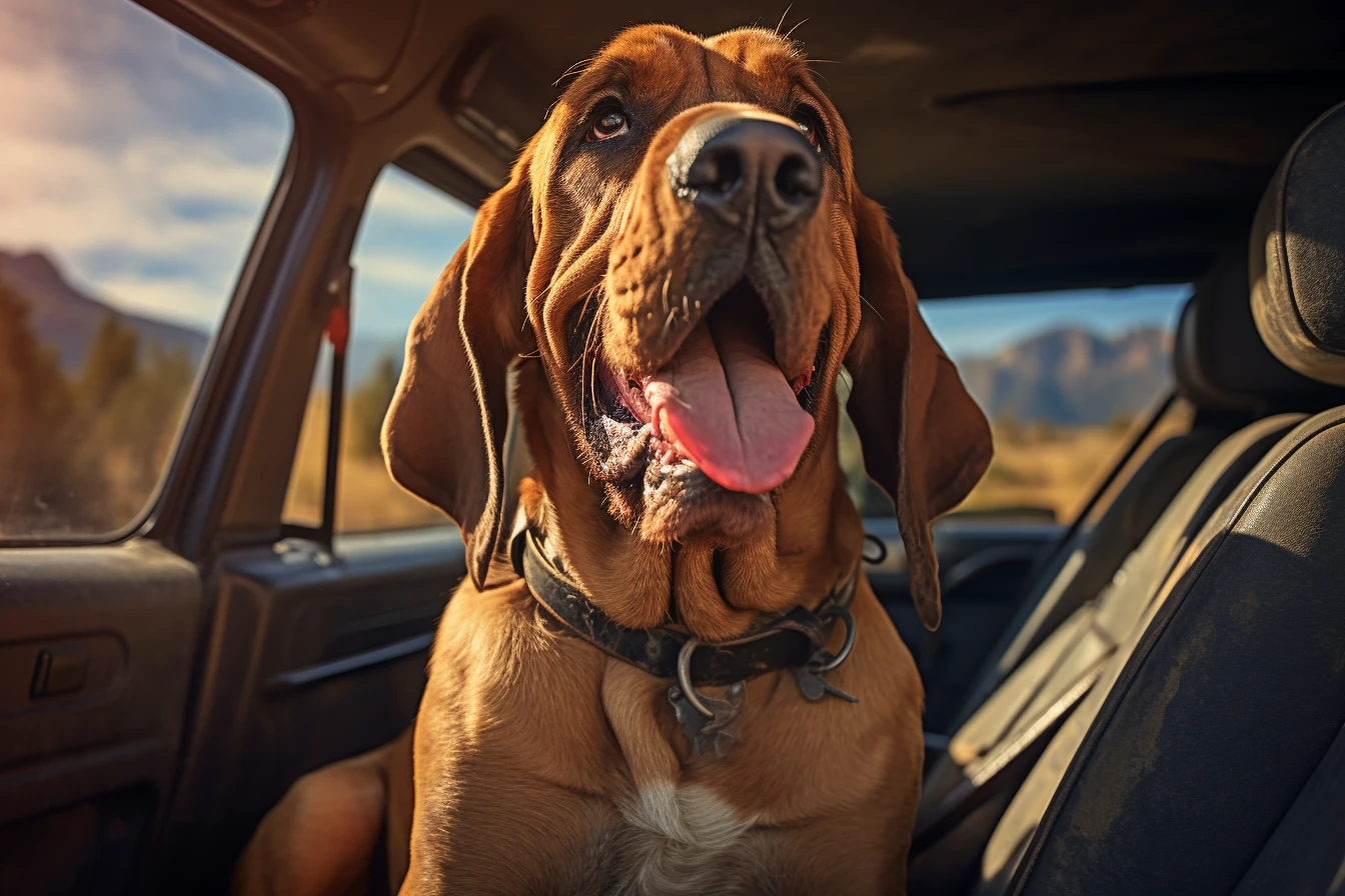 Chevrolet Suburban Dog Safety Belt for Bloodhounds